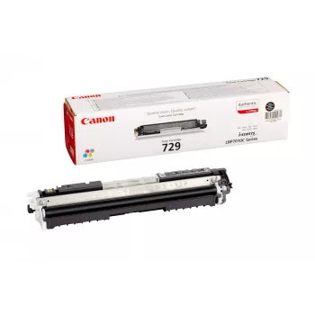 Cartucho de toner Canon 729 BK 1500 páginas preto