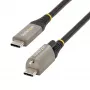 StarTech.com cabo USB-C de 1 m com bloqueio de parafuso superior 10 Gbit/s – cabo USB 3.1/3.2 Gen 2 Type-C – carregamento Power Delivery 100 W (5 A), modo DP-Alt – bloqueio de parafuso individual, cabo USB-C para carregar/sincronizar