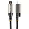 StarTech.com cabo USB-C de 1 m com bloqueio de parafuso superior 10 Gbit/s – cabo USB 3.1/3.2 Gen 2 Type-C – carregamento Power Delivery 100 W (5 A), modo DP-Alt – bloqueio de parafuso individual, cabo USB-C para carregar/sincronizar