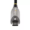 StarTech.com cabo USB-C de 1 m com bloqueio de parafuso superior 10 Gbit/s – cabo USB 3.1/3.2 Gen 2 Type-C – carregamento Power Delivery 100 W (5 A), modo DP-Alt – bloqueio de parafuso individual, cabo USB-C para carregar/sincronizar