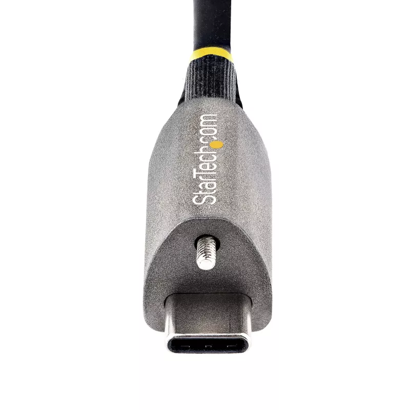StarTech.com cabo USB-C de 1 m com bloqueio de parafuso superior 10 Gbit/s – cabo USB 3.1/3.2 Gen 2 Type-C – carregamento Power Delivery 100 W (5 A), modo DP-Alt – bloqueio de parafuso individual, cabo USB-C para carregar/sincronizar