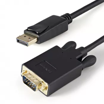 StarTech.com cabo DisplayPort para VGA de 0,9 m (3ft) - cabo adaptador ativo DisplayPort para VGA - vídeo 1080p - cabo de monitor DP para VGA - conversor DP 1.2 para VGA - ficha DP com encaixe