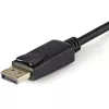 StarTech.com DP2VGAMM3B cabo adaptador ativo de DisplayPort para VGA, 3 pés (1 m), 1920x1200, ficha DP com trava, preto
