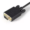 StarTech.com DP2VGAMM3B cabo adaptador ativo de DisplayPort para VGA, 3 pés (1 m), 1920x1200, ficha DP com trava, preto