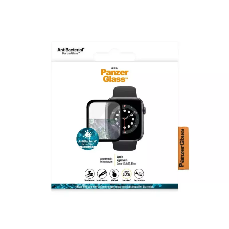 PanzerGlass ® Apple Watch Series 4 | 5 | 6 | SE 44 mm | vidro protetor de ecrã
