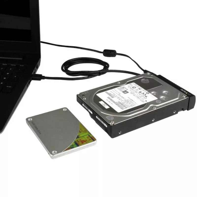Cabo SATA para USB StarTech.com – USB 3.1 (10 Gbit/s) – UASP, preto, atividade, funcionamento, CE, FCC, ASMedia – ASM1351, 12 V, 0 – 60 °C