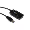 Cabo SATA para USB StarTech.com – USB 3.1 (10 Gbit/s) – UASP, preto, atividade, funcionamento, CE, FCC, ASMedia – ASM1351, 12 V, 0 – 60 °C