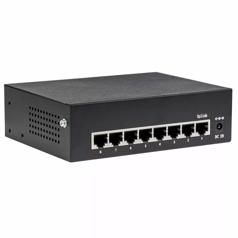 Comutador gerido Intellinet 8 portas Gigabit Ethernet PoE+