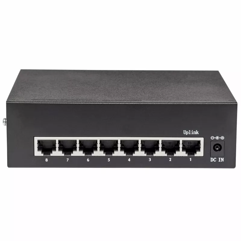 Comutador gerido Intellinet 8 portas Gigabit Ethernet PoE+