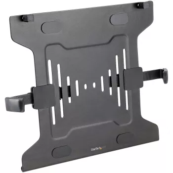 Bandeja para portátil VESA StarTech.com – Bandeja para portátil ajustável para braços de monitor, fixa portáteis (4,5 kg / 9,9 lb) – furos de montagem VESA 75x75 e 100x100 – Ventilada – Para suportes/estantes de mesa para monitor