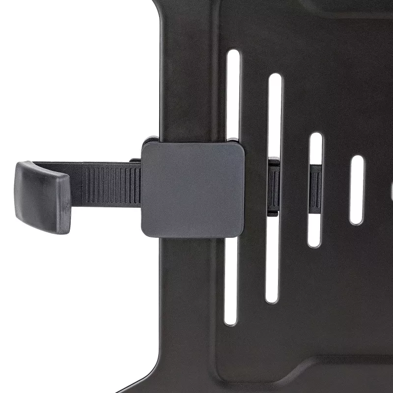 Bandeja para portátil VESA StarTech.com – Bandeja para portátil ajustável para braços de monitor, fixa portáteis (4,5 kg / 9,9 lb) – furos de montagem VESA 75x75 e 100x100 – Ventilada – Para suportes/estantes de mesa para monitor
