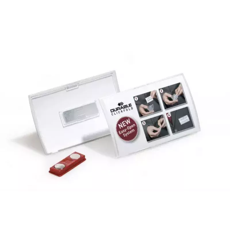 Durable Click Fold 8212-19 porta-nomes