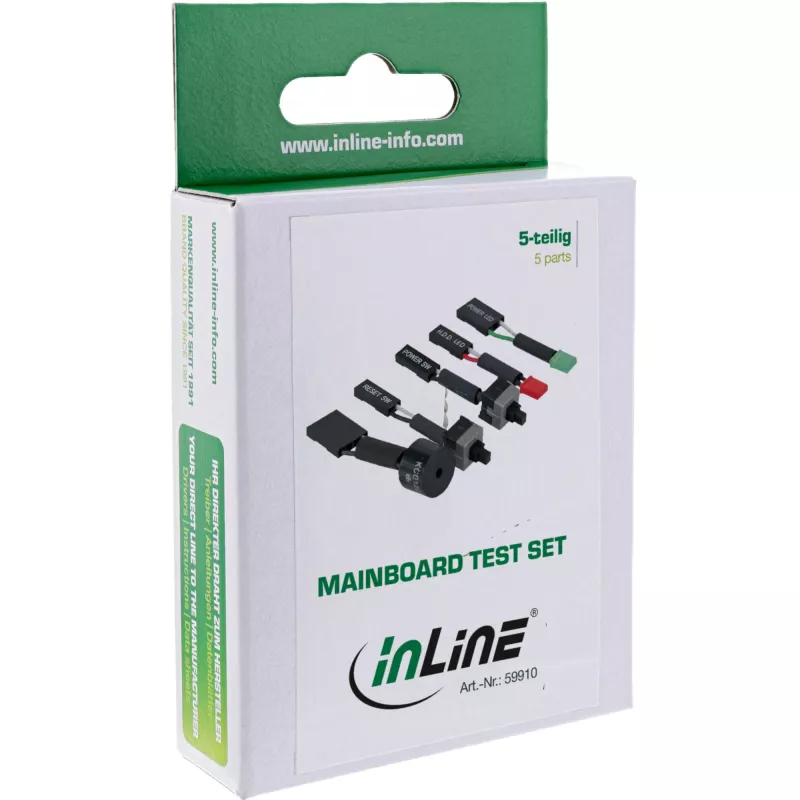 Kit de teste para placas-mãe de PC e servidor InLine 5 peças InLine 59910