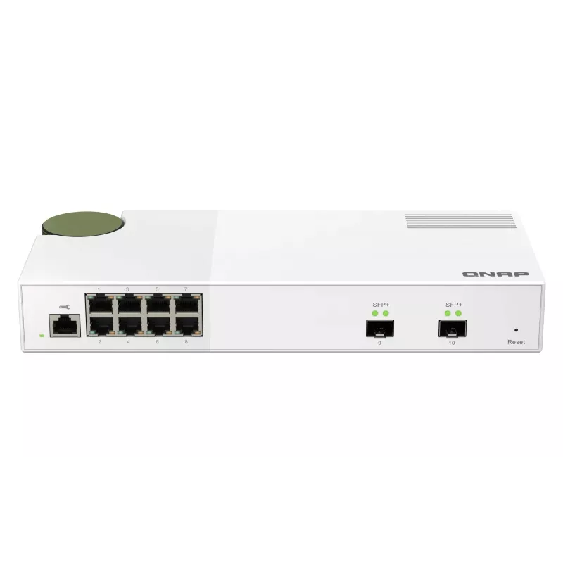 Switch de rede QNAP QSW-M2108-2S Gerido L2 2.5G Ethernet (100/1000/2500) Cinzento