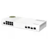 Switch de rede QNAP QSW-M2108-2C Gerido L2 2.5G Ethernet (100/1000/2500) Cinzento, Branco