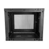 Armário de rede StarTech.com de 2 postes 9U para montagem na parede com prateleira de 1U, rack de servidor de 19 polegadas para montagem na parede para equipamento de dados/rede/AV/eletrónica/informática, armário de rack pequeno ventilado