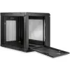 Armário de rede StarTech.com de 2 postes 9U para montagem na parede com prateleira de 1U, rack de servidor de 19 polegadas para montagem na parede para equipamento de dados/rede/AV/eletrónica/informática, armário de rack pequeno ventilado