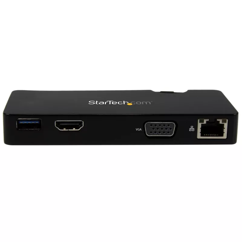 Estação de acoplamento de viagem StarTech.com para portáteis – HDMI ou VGA – USB 3.0