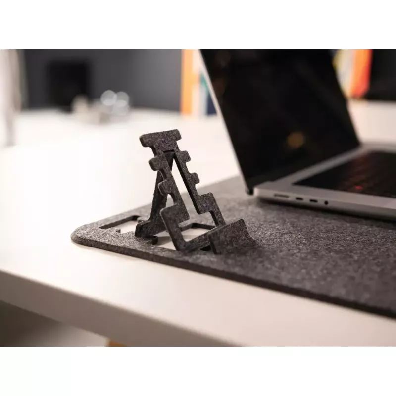 Almofada de secretária Durable 708158 feltro de PET Antracite 700x330x4 mm