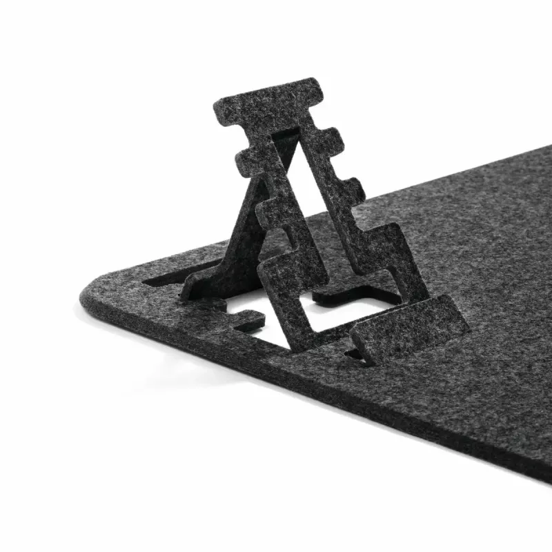 Almofada de secretária Durable 708158 feltro de PET Antracite 700x330x4 mm