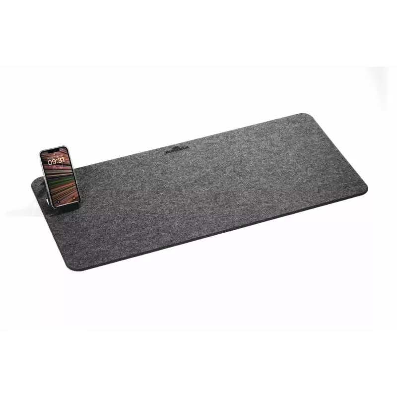Almofada de secretária Durable 708158 feltro de PET Antracite 700x330x4 mm