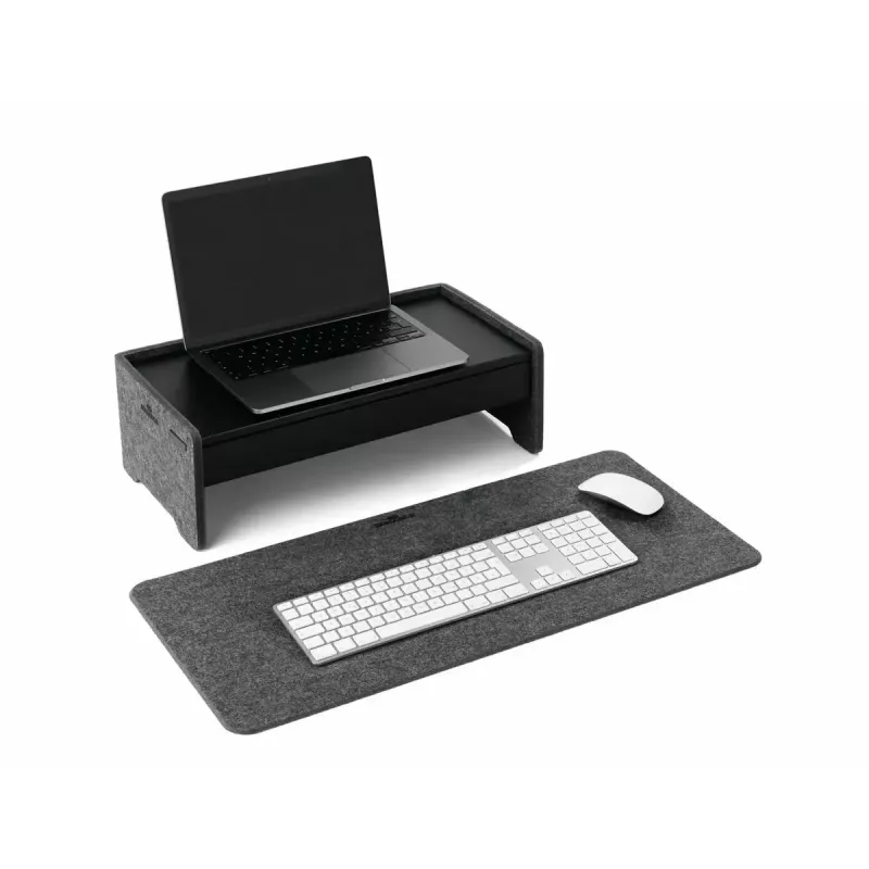 Almofada de secretária Durable 708158 feltro de PET Antracite 700x330x4 mm