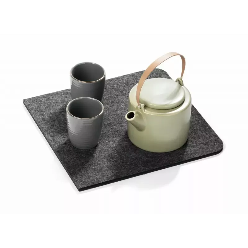 Almofada de secretária Durable 708158 feltro de PET Antracite 700x330x4 mm