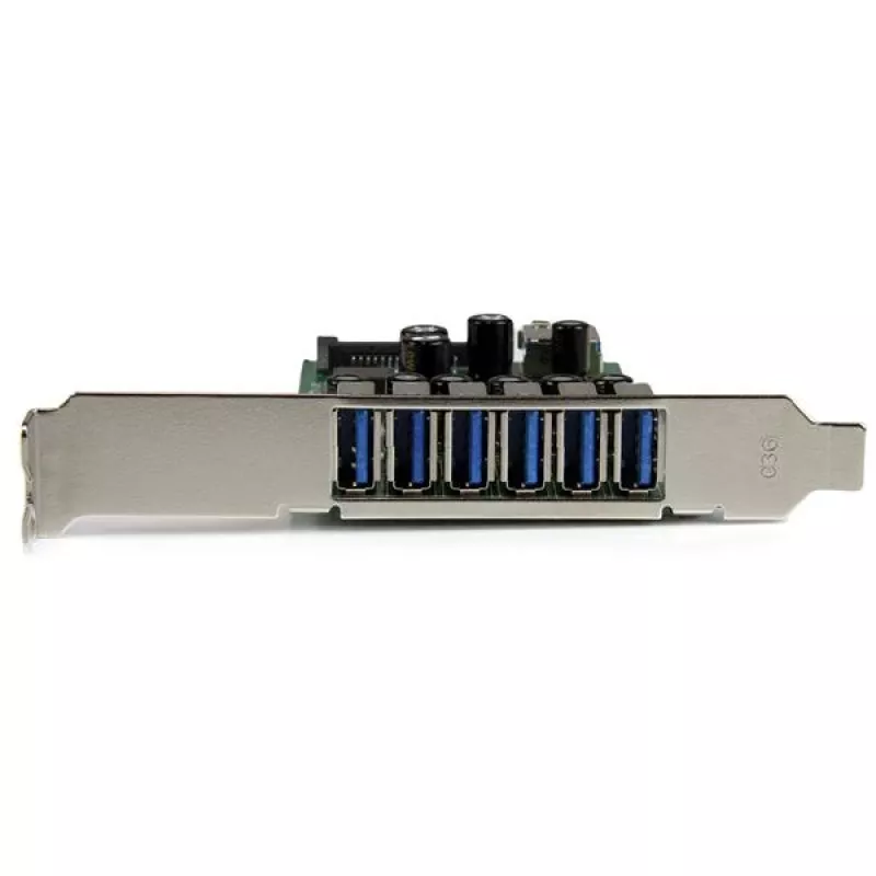 Placa PCI Express USB 3.0 StarTech.com de 7 portas – design standard e low-profile