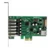 Placa PCI Express USB 3.0 StarTech.com de 7 portas – design standard e low-profile