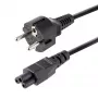 Cabo de alimentação para portátil StarTech.com 3m, EU Schuko para C5, 2,5A 250V, 18AWG, cabo de alimentação de substituição para portátil, cabo de fonte de alimentação, cabo de carregamento para portátil, cabo trifólio/Mickey Mouse