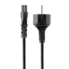 Cabo de alimentação para portátil StarTech.com 3m, EU Schuko para C5, 2,5A 250V, 18AWG, cabo de alimentação de substituição para portátil, cabo de fonte de alimentação, cabo de carregamento para portátil, cabo trifólio/Mickey Mouse