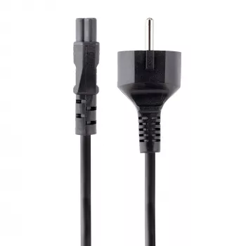 Cabo de alimentação para portátil StarTech.com 3m, EU Schuko para C5, 2,5A 250V, 18AWG, cabo de alimentação de substituição para portátil, cabo de fonte de alimentação, cabo de carregamento para portátil, cabo trifólio/Mickey Mouse