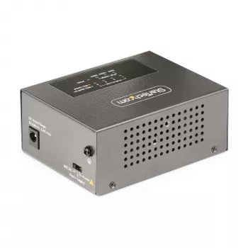 Injetor PoE++ Multi-Gigabit de 4 portas StarTech.com, Ethernet 5/2.5/1G (NBASE-T), PoE/PoE+/PoE++ (802.3af/802.3at/802.3bt), orçamento de potência de 160 Watt, montagem na parede/calha DIN, não gerido