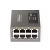 Injetor PoE++ Multi-Gigabit de 4 portas StarTech.com, Ethernet 5/2.5/1G (NBASE-T), PoE/PoE+/PoE++ (802.3af/802.3at/802.3bt), orçamento de potência de 160 Watt, montagem na parede/calha DIN, não gerido