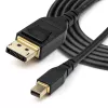 Cabo Mini DisplayPort para DisplayPort 1.4 certificado VESA StarTech.com 3ft (1m) – 8K 60Hz HBR3 HDR – cabo Super UHD mDP para DP 1.4 – fino (34 AWG) Ultra HD 4K 120Hz – cabo para monitor/vídeo