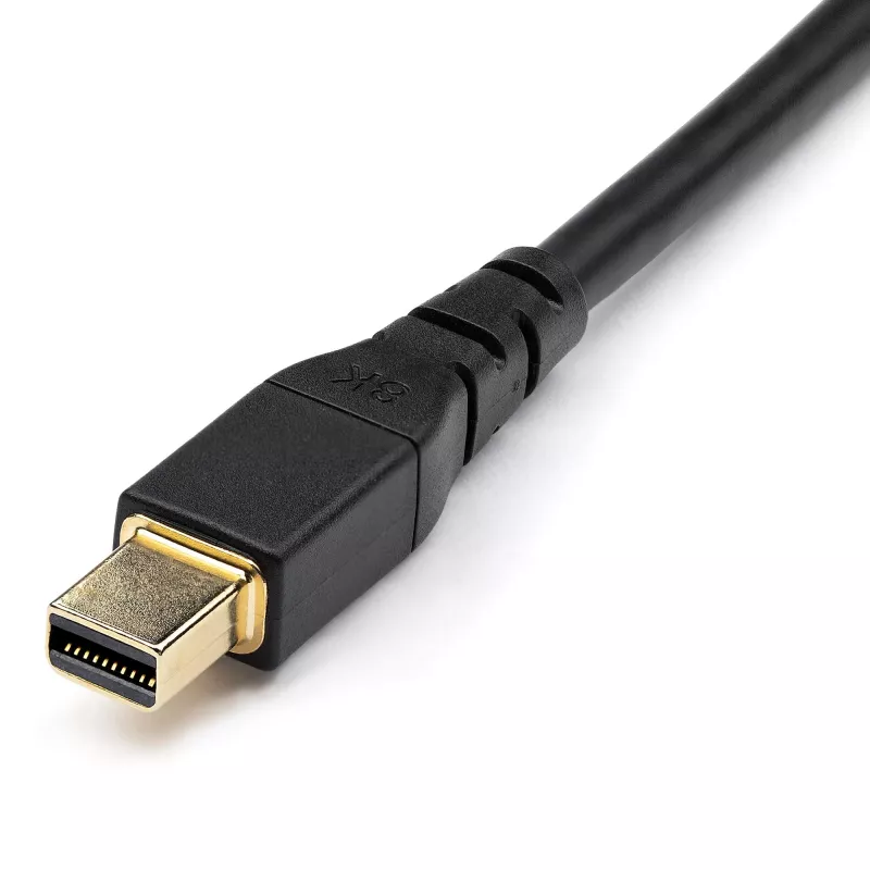 Cabo Mini DisplayPort para DisplayPort 1.4 certificado VESA StarTech.com 3ft (1m) – 8K 60Hz HBR3 HDR – cabo Super UHD mDP para DP 1.4 – fino (34 AWG) Ultra HD 4K 120Hz – cabo para monitor/vídeo