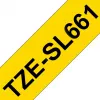 Fita de etiquetar Brother TZE-SL661 Preto sobre Amarelo