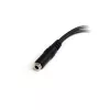 Adaptador divisor de headset StarTech.com 3,5 mm 4 posições para 2x 3 posições 3,5 mm – fêmea/macho