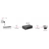 LevelOne POR-0101 repetidor PoE+, 2x Fast Ethernet, 10Base-T/100Base-TX, até 100 m, cinzento
