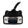 Cabo serial null modem DB9 RS232 StarTech.com 2m preto F/M, Preto, 2 m, DB-9, DB-9, macho, fêmea