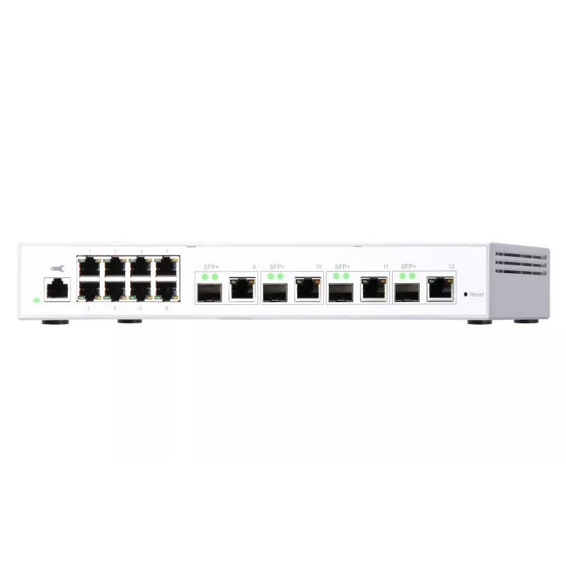 Switch de rede QNAP QSW-M408-4C Gerido L2 Gigabit Ethernet (10/100/1000) Branco