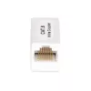 Acoplador RJ45 StarTech.com pack de 5, acoplador Cat6 inline, fêmea-fêmea (F/F) conector T568, extensão de cabo Ethernet não blindado