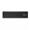 Switch KVM DisplayPort Dual-Monitor de 4 portas StarTech.com, 4K 60Hz, 2x portas hub USB 5Gbps, 2x portas USB 2.0 HID, comutação por hotkey e botão, compatível TAA – áudio 3,5 mm, HDCP