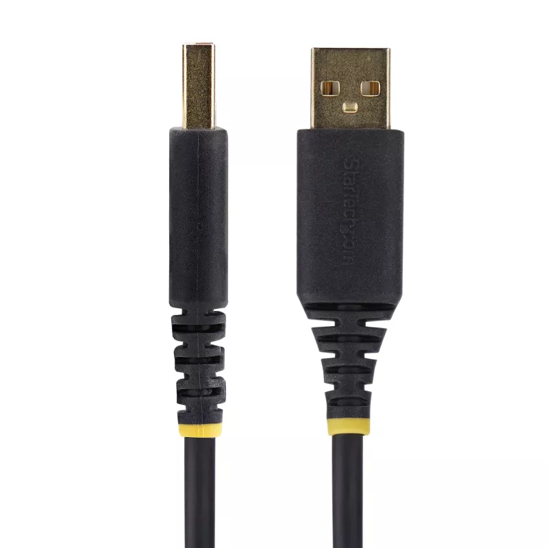 Cabo adaptador USB para serial StarTech.com 3ft (1m), retenção COM, parafusos/porcas substituíveis, USB-A para DB9 RS232, FTDI IC, proteção ESD, Windows/macOS/Linux