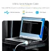 Cabo adaptador USB para serial StarTech.com 3ft (1m), retenção COM, parafusos/porcas substituíveis, USB-A para DB9 RS232, FTDI IC, proteção ESD, Windows/macOS/Linux