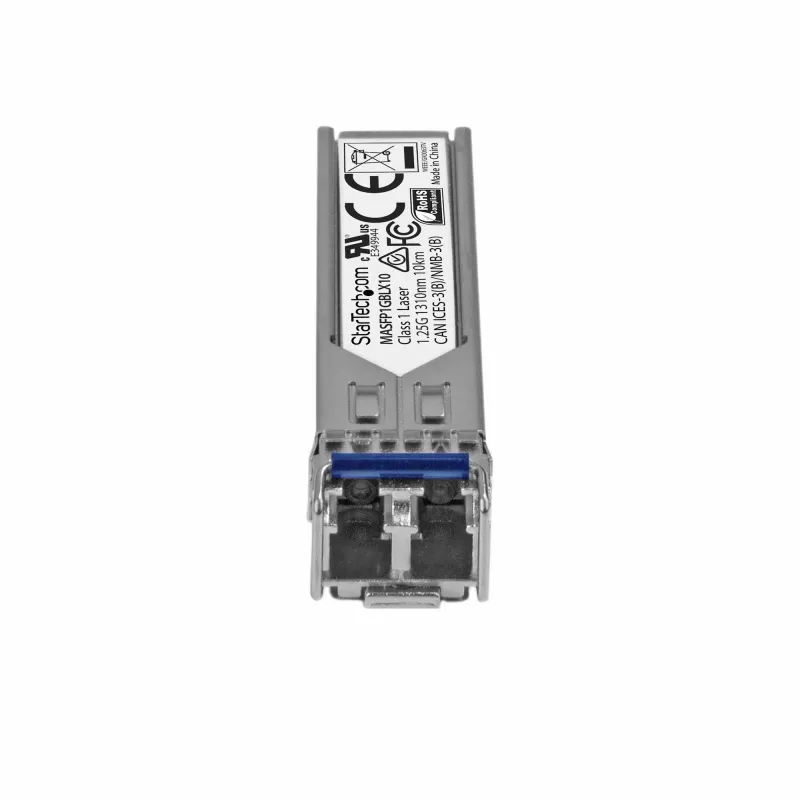 Módulo transceptor SFP StarTech.com compatível com Cisco Meraki MA-SFP-1GB-LX10 – 1000BASE-LX – Transceptor ótico 1GbE fibra monomodo SMF – 1GE Gigabit Ethernet SFP – LC 10 km – 1310 nm – DDM Cisco Meraki MS225, MX400, MS250