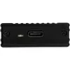 StarTech.com M2E1BMU31C caixa externa USB-C 10 Gbps para SSD M.2 NVMe, PCIe, USB 3.1 Gen 2, 1 GB/s, compatível com Thunderbolt 3, alumínio, preto
