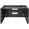 Armário de rede de montagem na parede StarTech.com 6U - 14 polegadas de profundidade (Low Profile) - Suporte de patch panel 19 polegadas para servidores e equipamentos de TI de perfil baixo, switches de rede - Capacidade de carga 20 kg, preto