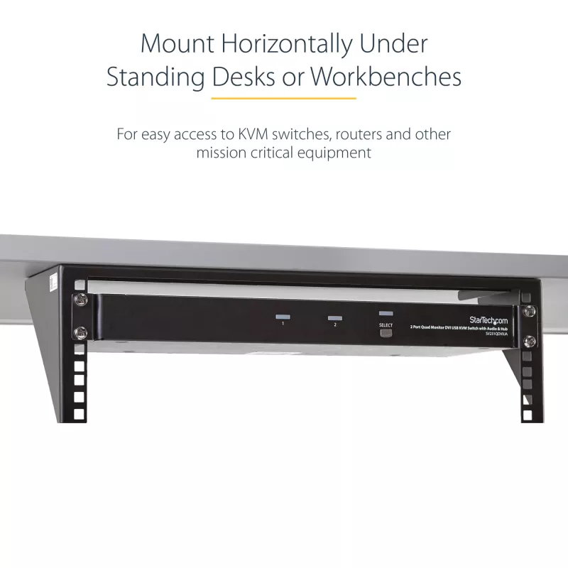 Suporte de rack vertical de montagem na parede StarTech.com 3U 19
