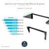 Suporte de rack vertical de montagem na parede StarTech.com 3U 19